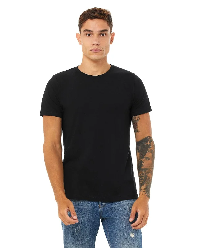 Sale Event Bella+Canvas Unisex Heather CVC T-Shirt | Solid Blk Blend