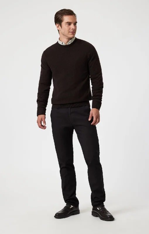 Today’s Special MILTON SLIM STRAIGHT CHINO IN BLACK LUXE TWILL
