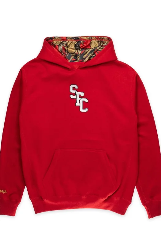 Weekend Savings Bonanza SAVS x Adapt :: Gold Blooded SFC (Men's Red Hoody)