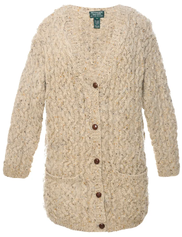 Great Deals Wool Ralph Lauren Cable Knit Cardigan - M