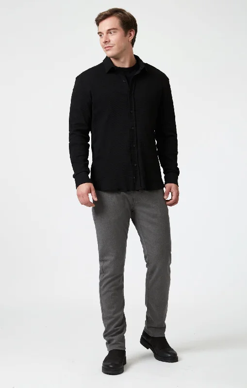 Instant Savings MARCUS SLIM STRAIGHT LEG IN GREY FEATHER TWEED