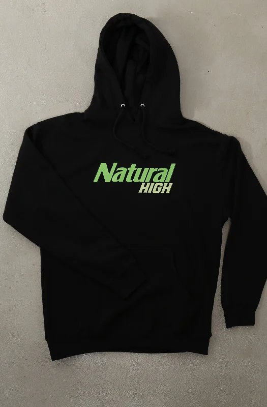 Shop and Save Natural High (Men's Black/Green Hoody)