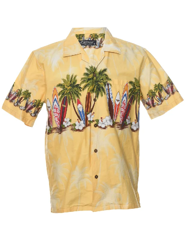 Time-Limited Offer Tropical Hawaiian Shirt - M