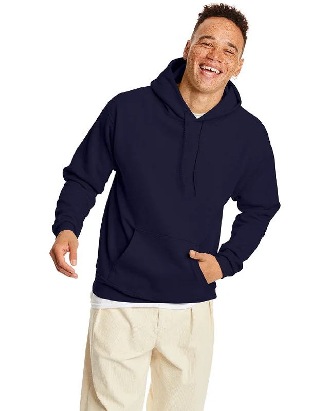 Weekend Steals Await Hanes 50/50 Hoodie Sweatshirt | Athletic Navy