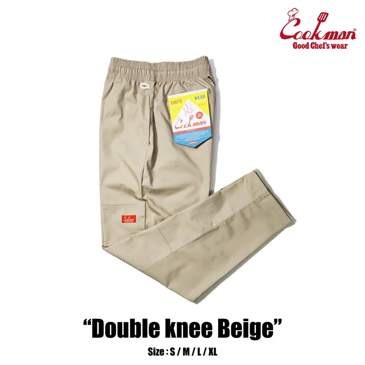 Weekend Specials to Enjoy Cookman Chef Pants - Double Knee Ripstop : Beige