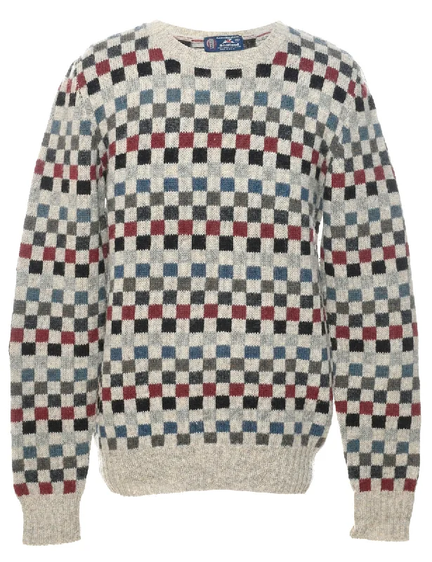 Weekend Specials to Cherish Wool Multi-colour Jumper - S