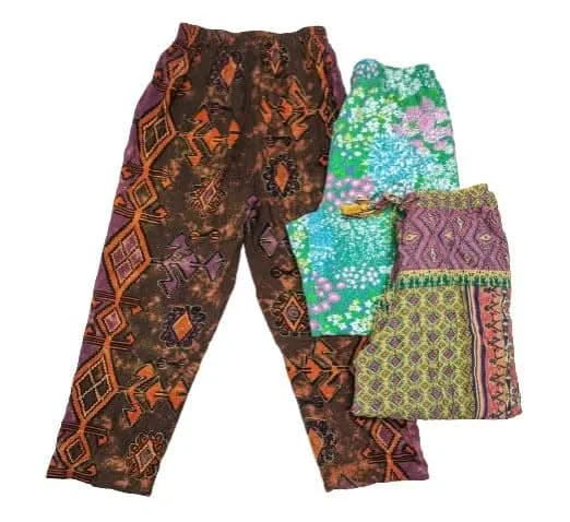 Huge Discounts Vintage Rayon Pants Approx 43-47 pcs 25 lbs
