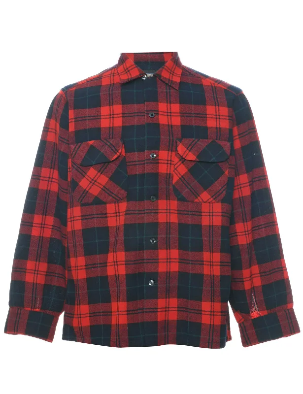 Daily Deals Wool Pendleton Checked Shirt - M