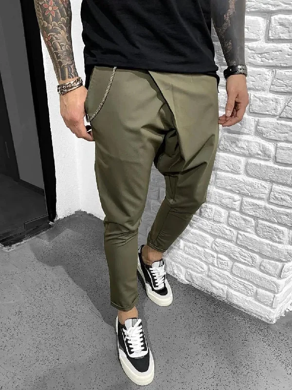Price Cut ASSYMMETRIC ROLL UP - KHAKI