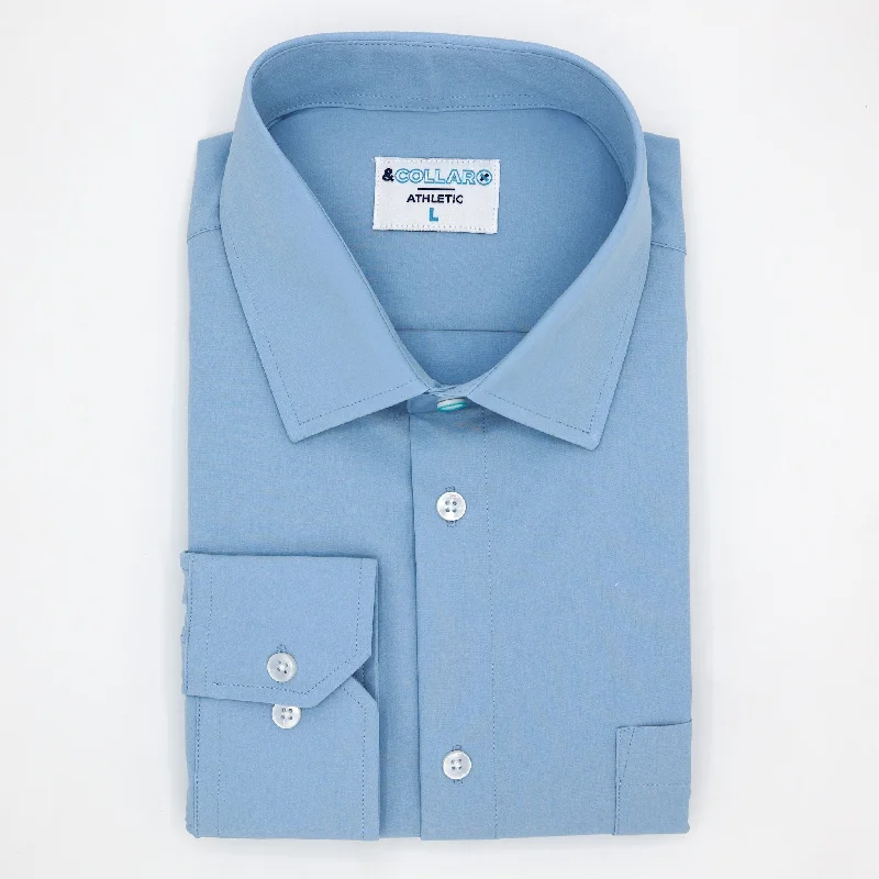 Weekend Bargains to Relish Range Shirt - Solid French Blue