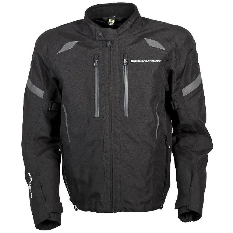 Best Deals Scorpion Optima Men's Black Textile Jacket with Armor