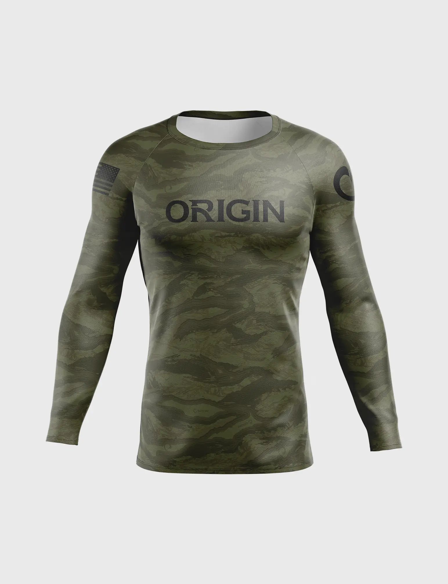Weekend Deals That Dazzle ORIGIN RAPTOR® CAMO PATRIOT LS COMPRESSION RASHGUARD