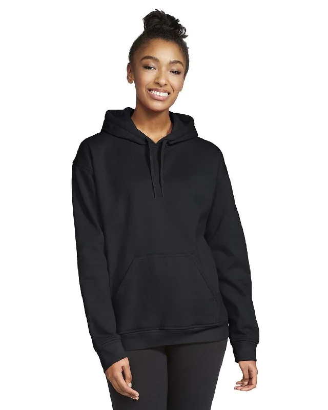Mega Deal Gildan Softstyle Fleece Pullover Hooded Sweatshirt | Black