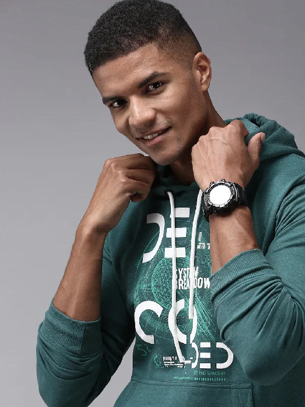 Weekend Savings Spree Men Blue Solid Sweatshirt