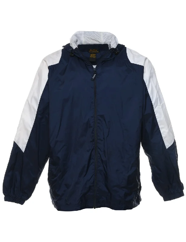 Weekend Offers That Tempt Two Tone Nylon Jacket - L