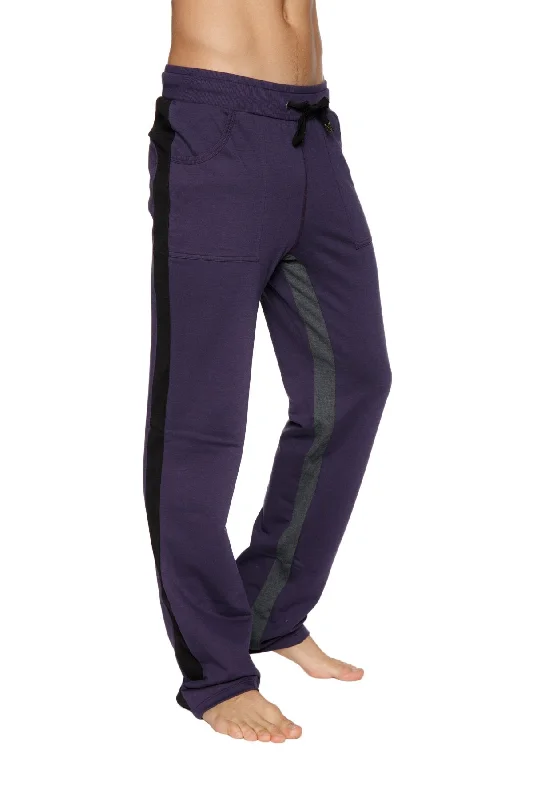 Act Fast Ultra Flex Yoga Track & Yoga Sweat Pant (Eggplant w/Black & Charcoal)