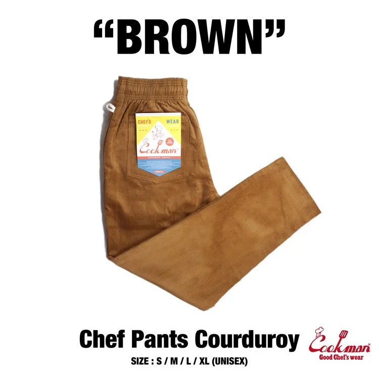 Exclusive Savings Cookman Chef Pants - Corduroy : Brown