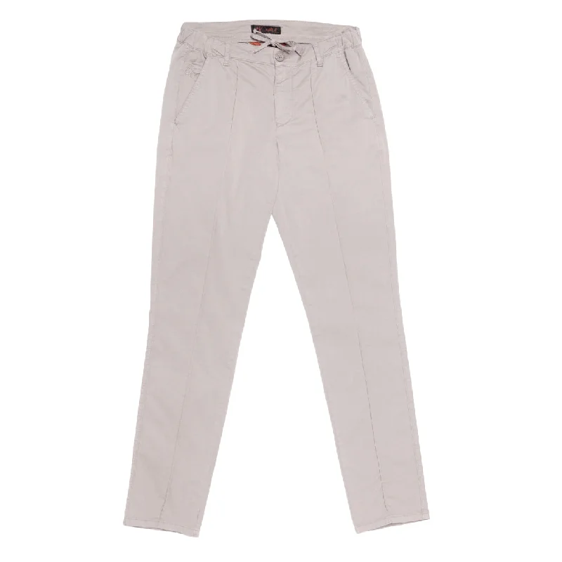 Doorbuster Deal Chino Pants w/ Drawstring Waist - Harbor Grey