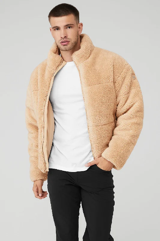 Super Bargain Sherpa Stage Puffer - Camel