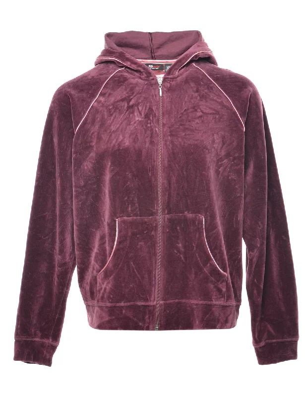 Exclusive Online Offer Velour Hooded Sweatshirt - L