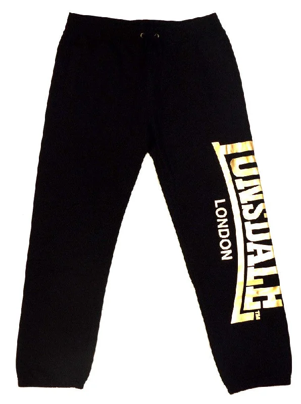 Buy Today Lonsdale London Ross Trackpant Black/Gold LE594TP