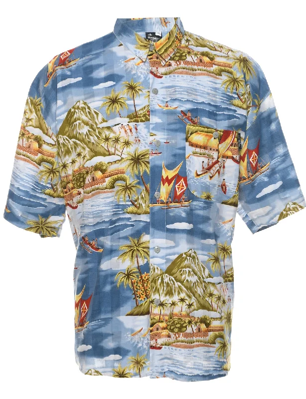 Make Your Weekend Count with Savings Tropical Hawaiian Shirt - XL