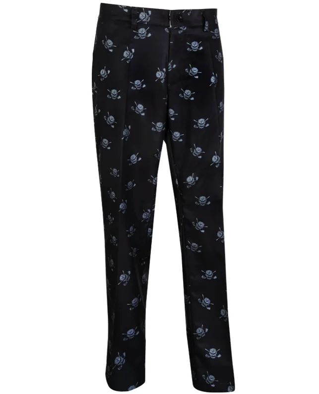 Major Deal Tattoo Golf: Men's Lucky 13 Multi-Skull Print ProCool Golf Pants - Black/Charcoal (Size: 32X30) SALE Major Deal Tattoo Golf: Men's Lucky 13 Multi-Skull Print ProCool Golf Pants - Black/Charcoal (Size: 32X30) SALE