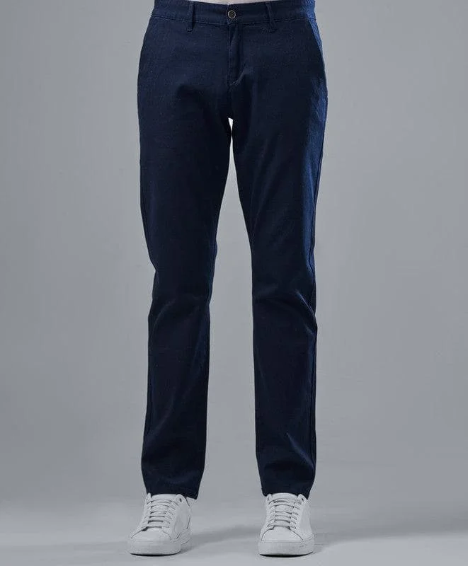 Super Deal SLIM FIT CHINO TROUSERS  - NAVY