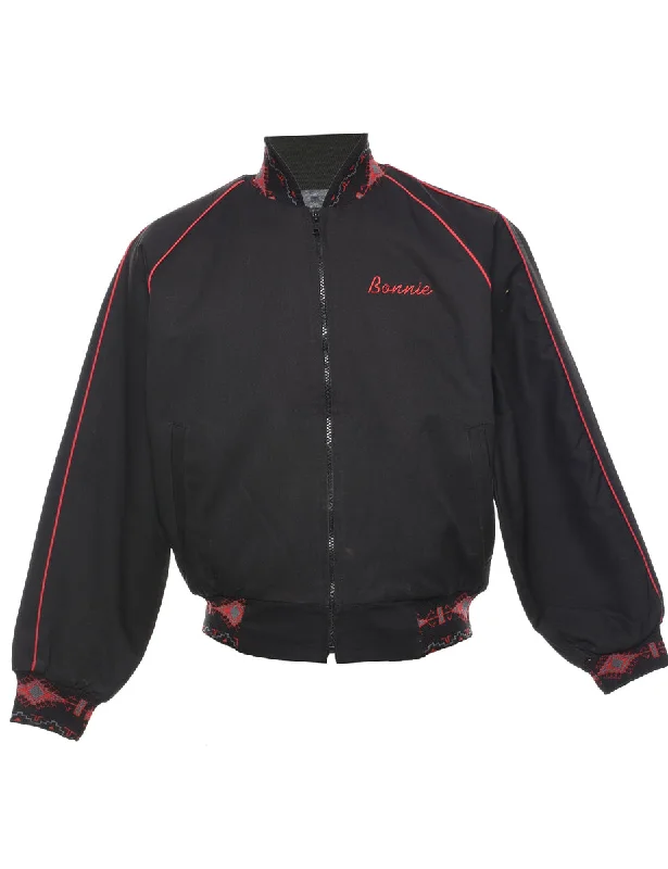 Instant Deal Zip Front Bomber Jacket - M