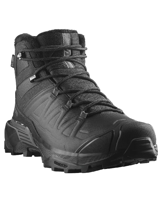 Deal Dash Salomon X Ultra Snowpilot Waterproof Boot - Black / Phantom / Castlerock