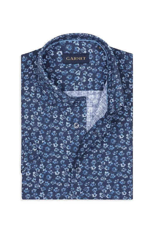 Today Only Printed Linen Blend Shirt