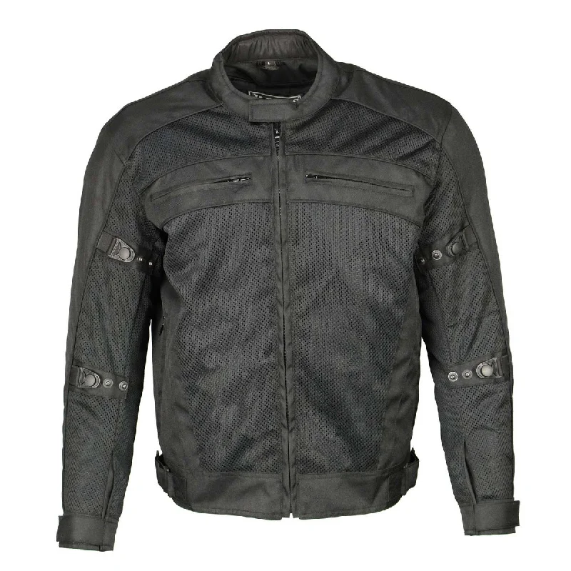 Massive Deals M Boss Motorcycle Apparel BOS11705 Men's Black Mesh and Nylon Motorcycle Racer Jacket with Armor Protection Massive Deals M Boss Motorcycle Apparel BOS11705 Men's Black Mesh and Nylon Motorcycle Racer Jacket with Armor Protection