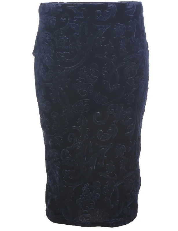 Friends and Family Sale Velvet Bodycon Skirt - S