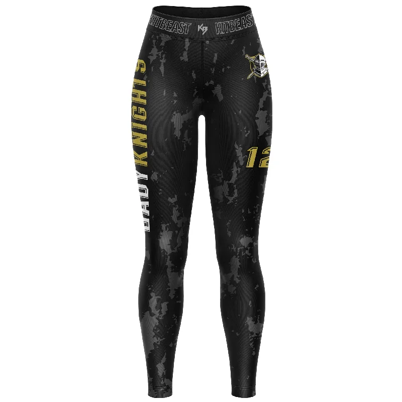 Big Savings Womens Sublimated Compression Leggings
