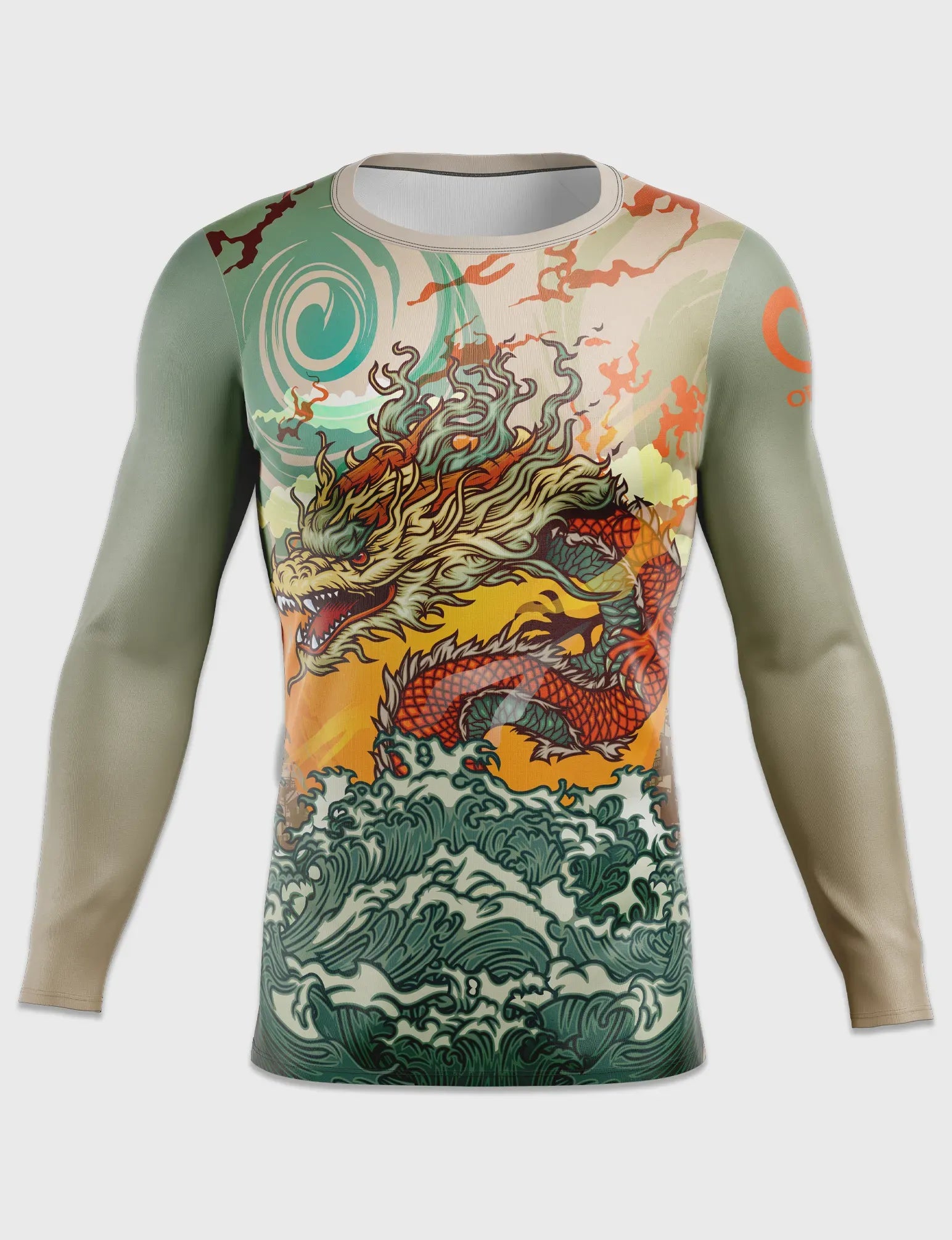 Unbeatable Prices ROOTS DRAGON LS COMPRESSION FIT RASHGUARD