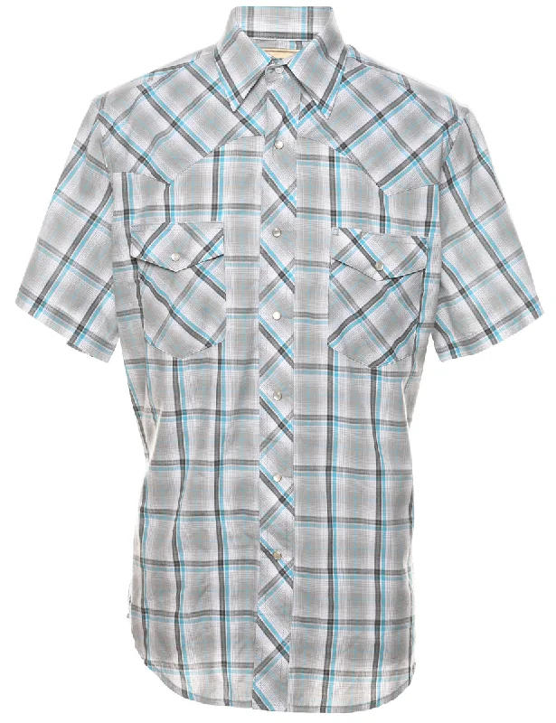 Big Discounts Wrangler Checked Western Shirt - L
