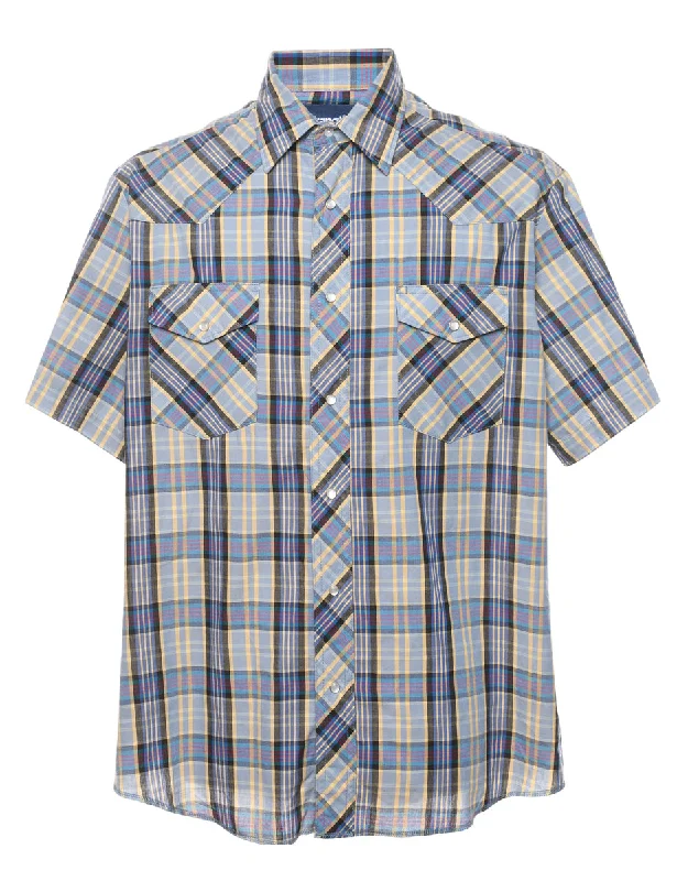 Best Bargains Wrangler Checked Western Shirt - L