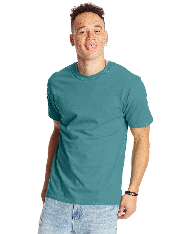 Clearance Sale Hanes Beefy-T T-Shirt | Green Clay