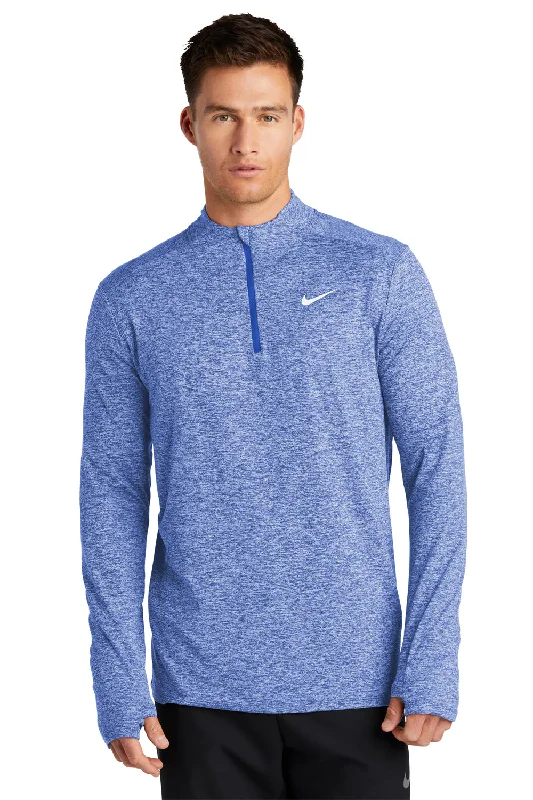 Unbeatable Prices Nike Mens Element Dri-Fit Moisture Wicking 1/4 Zip Sweatshirt - Heather Royal Blue