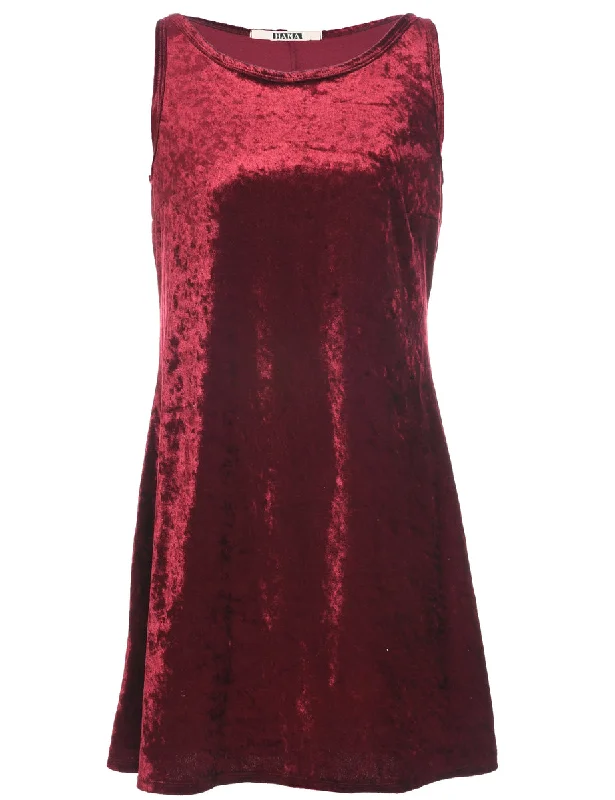 The Best Prices Velvet Plum Evening Dress - M