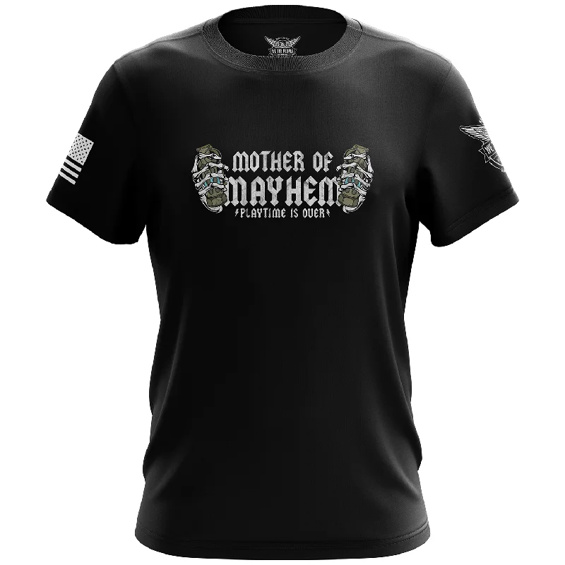 Weekend Bargains to Sizzle Mother of Mayhem Short Sleeve Shirt