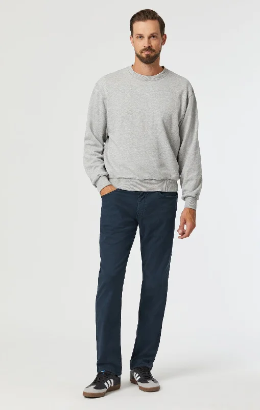 Discount Mania MARCUS SLIM STRAIGHT LEG IN DARK NAVY LUXE TWILL
