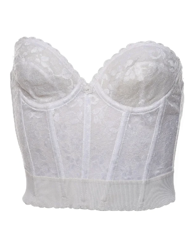 Savings Event White Lace Bustier - S
