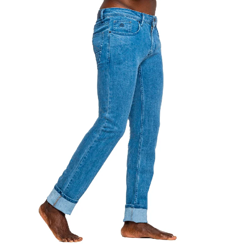 Weekend Offers That Impress For the Forest Eco-Friendly Slim Fit Jeans - Blue