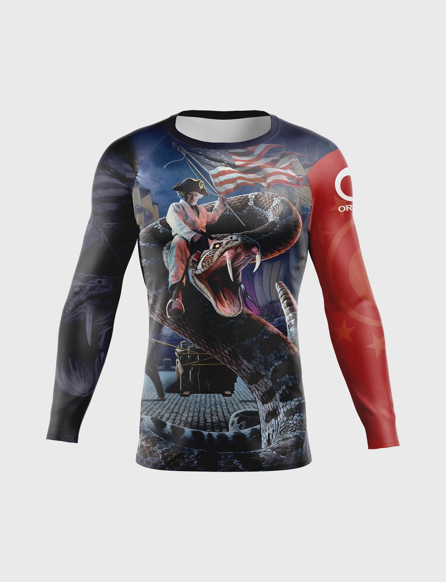 Reduced Rates DON'T TREAD ON ME LS COMPRESSION FIT RASHGUARD 2.0