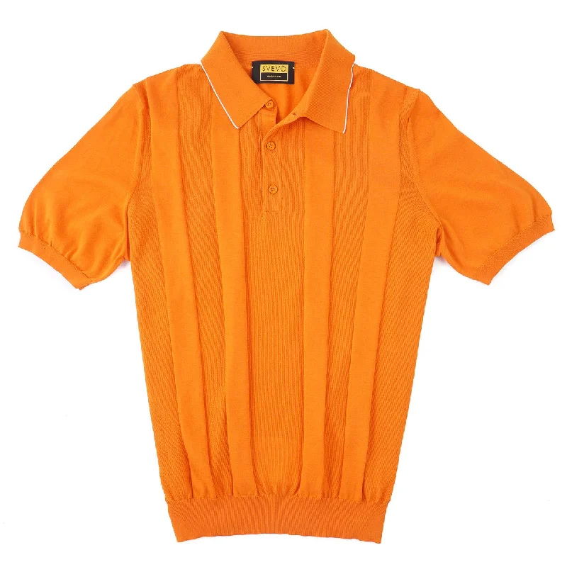Midnight Sale Svevo Knit Cotton Polo Sweater