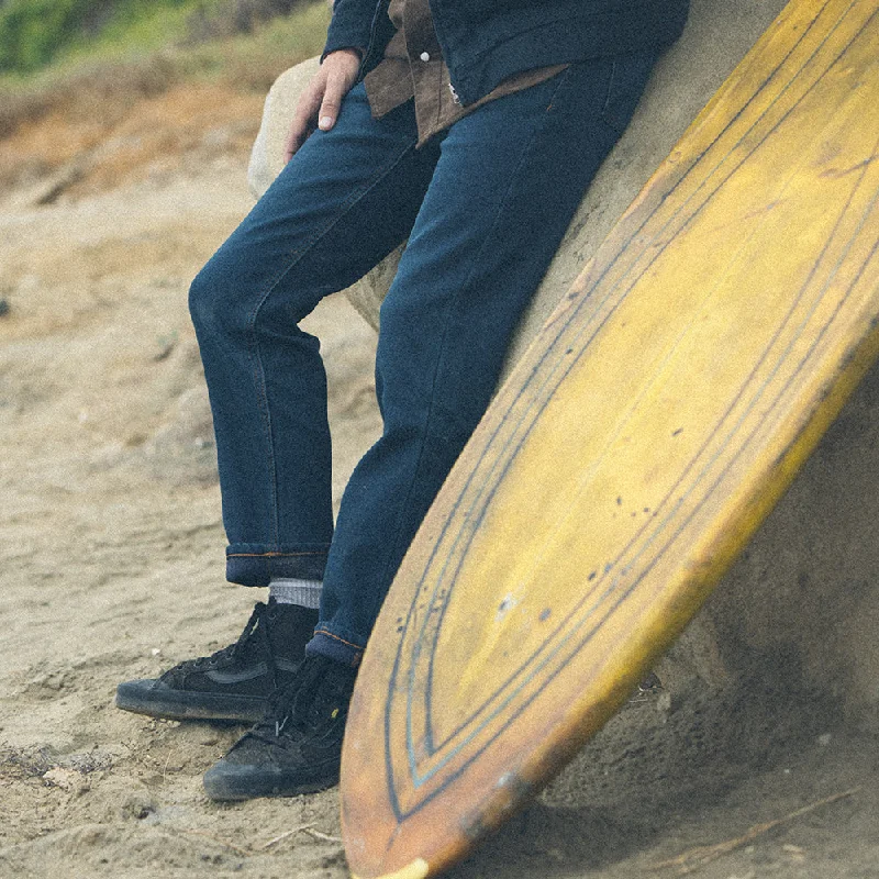 Weekend Discounts to Celebrate Thalia Surf Fleece Lined Denim Mens Pants