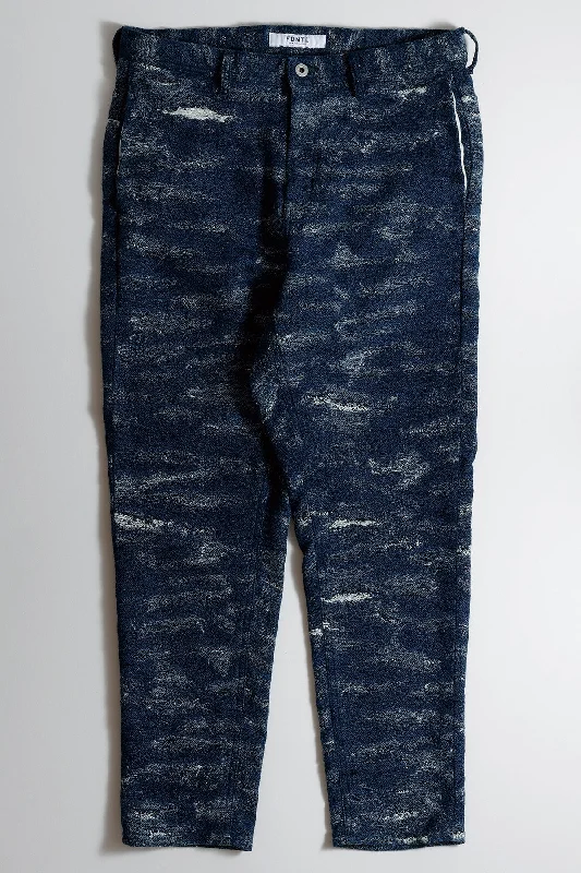 Price Drop Alert JACQUARD DENIM PANTS RINSE