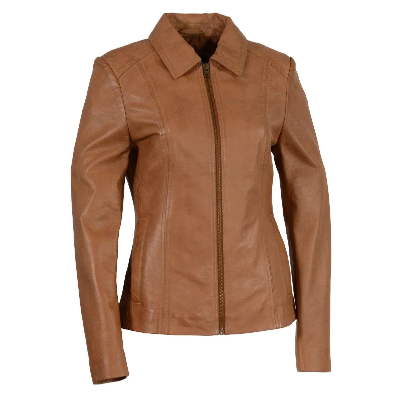 Unmissable Offer Milwaukee Leather SFL2850 Women's Classic Saddle Zippered Motorcycle Style Fashion Leather Jacket with Shirt Style Collar Unmissable Offer Milwaukee Leather SFL2850 Women's Classic Saddle Zippered Motorcycle Style Fashion Leather Jacket with Shirt Style Collar