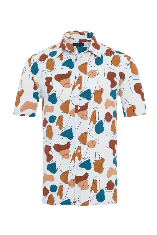 Value Pack Stretch Seersucker Abstract Shirt